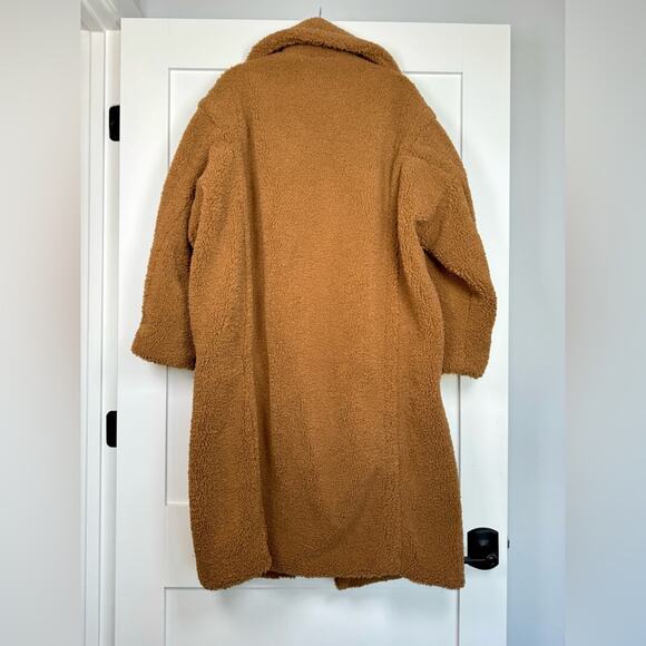 Apparis Anoushka Faux Fur Double-Breasted Long Teddy Coat Size XXL - Picture 13 of 14